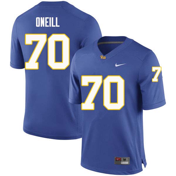 Men #70 Brian ONeill Pittsburgh Panthers College Football Jerseys Sale-Royal